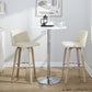 Toriano 30" Fixed-Height Barstool - Set of 2 By LumiSource - B30-TRNOFB-GRTZR2 WWNCR2 | Bar Stools | Modishstore - 3