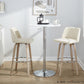 Toriano 30" Fixed-Height Barstool - Set of 2 By LumiSource - B30-TRNOFB-GRTZR2 WWNCR2 | Bar Stools | Modishstore - 4