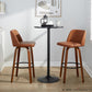 Toriano 30" Fixed-Height Barstool - Set of 2 By LumiSource - B30-TRNOPU-GRTZQ2 WLCAM2 | Bar Stools | Modishstore - 3