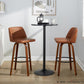 Toriano 30" Fixed-Height Barstool - Set of 2 By LumiSource - B30-TRNOPU-GRTZQ2 WLCAM2 | Bar Stools | Modishstore - 4