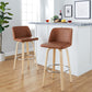 Toriano 30" Fixed-Height Barstool - Set of 2 By LumiSource - B30-TRNOPU-GRTZR2 NABK2 | Bar Stools | Modishstore - 11
