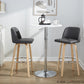 Toriano 30" Fixed-Height Barstool - Set of 2 By LumiSource - B30-TRNOPU-GRTZR2 NABK2 | Bar Stools | Modishstore - 24