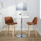 Toriano 24" Fixed-Height Counter Stool - Set of 2 By LumiSource - B24-TRNOPU-GRTZR2 NABK2 | Counter Stools | Modishstore - 14