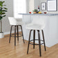 Daniella 30" Fixed-Height Barstool - Set of 2 By LumiSource - B30-DNLAV-GRTZQ2 BNBK2 | Bar Stools | Modishstore - 11