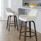Daniella 26" Fixed-Height Counter Stool - Set of 2 By LumiSource - B26-DNLAV-GRTZQ2 BNBK2 | Counter Stools | Modishstore - 12