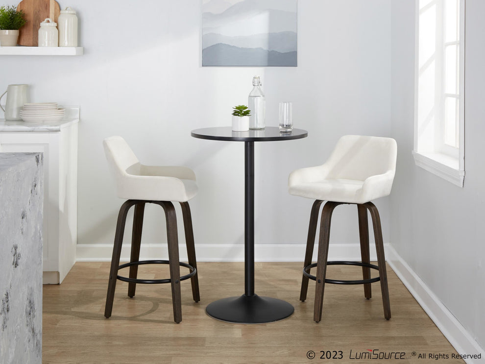 Daniella 26" Fixed-Height Counter Stool - Set of 2 By LumiSource - B26-DNLAV-GRTZQ2 BNBK2 | Counter Stools | Modishstore - 14
