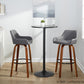 Daniella 30" Fixed-Height Barstool - Set of 2 By LumiSource - B30-DNLAV-GRTZQ2 WLBK2 | Bar Stools | Modishstore - 4