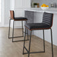 Mason Mara 26" Fixed-Height Counter Stool - Set of 2 By LumiSource - B26-MASONPU-MARA1 BKWLBK2 | Counter Stools | Modishstore - 2