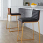 Mason Mara 26" Fixed-Height Counter Stool - Set of 2 By LumiSource - B26-MASONPU-MARA1 AUWLBK2 | Counter Stools | Modishstore