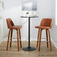 Toriano 30" Fixed-Height Barstool - Set of 2 By LumiSource - B30-TRNOPU-GRTZR2 WLBK2 | Bar Stools | Modishstore - 14