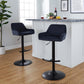 Daniella Adjustable Barstool - Set of 2 By LumiSource - BS-DNLAV-RT2 AUBK2 | Bar Stools | Modishstore - 12