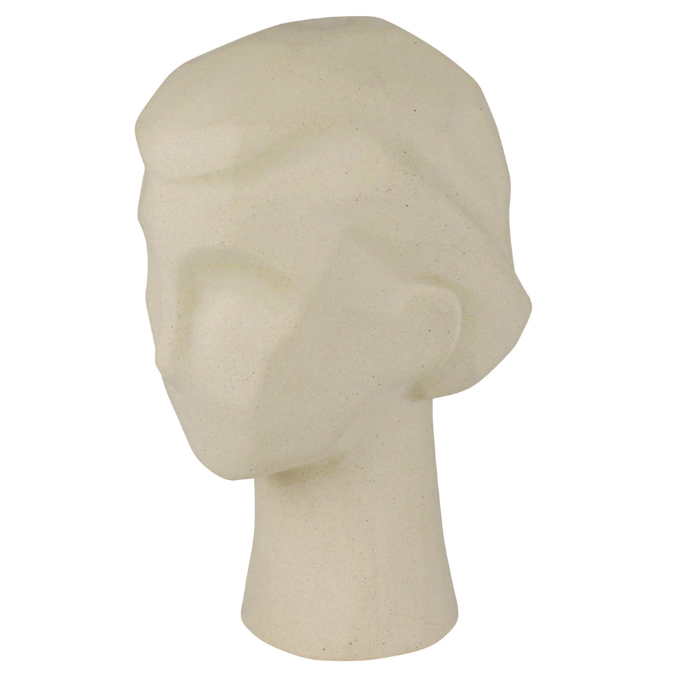Ava Geometric Bust, Ceramic Set Of 4 By HomArt | Sculptures | Modishstore - 4