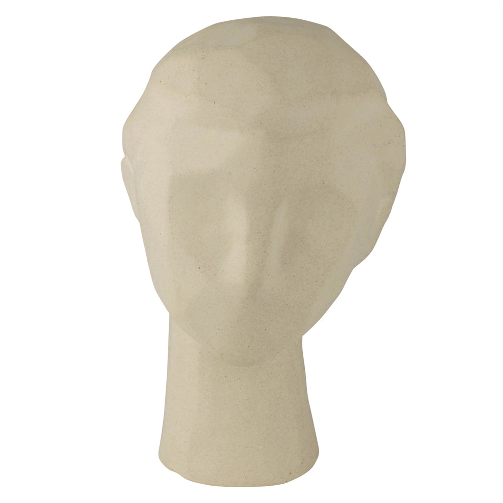 Ava Geometric Bust, Ceramic Set Of 4 By HomArt | Sculptures | Modishstore - 6