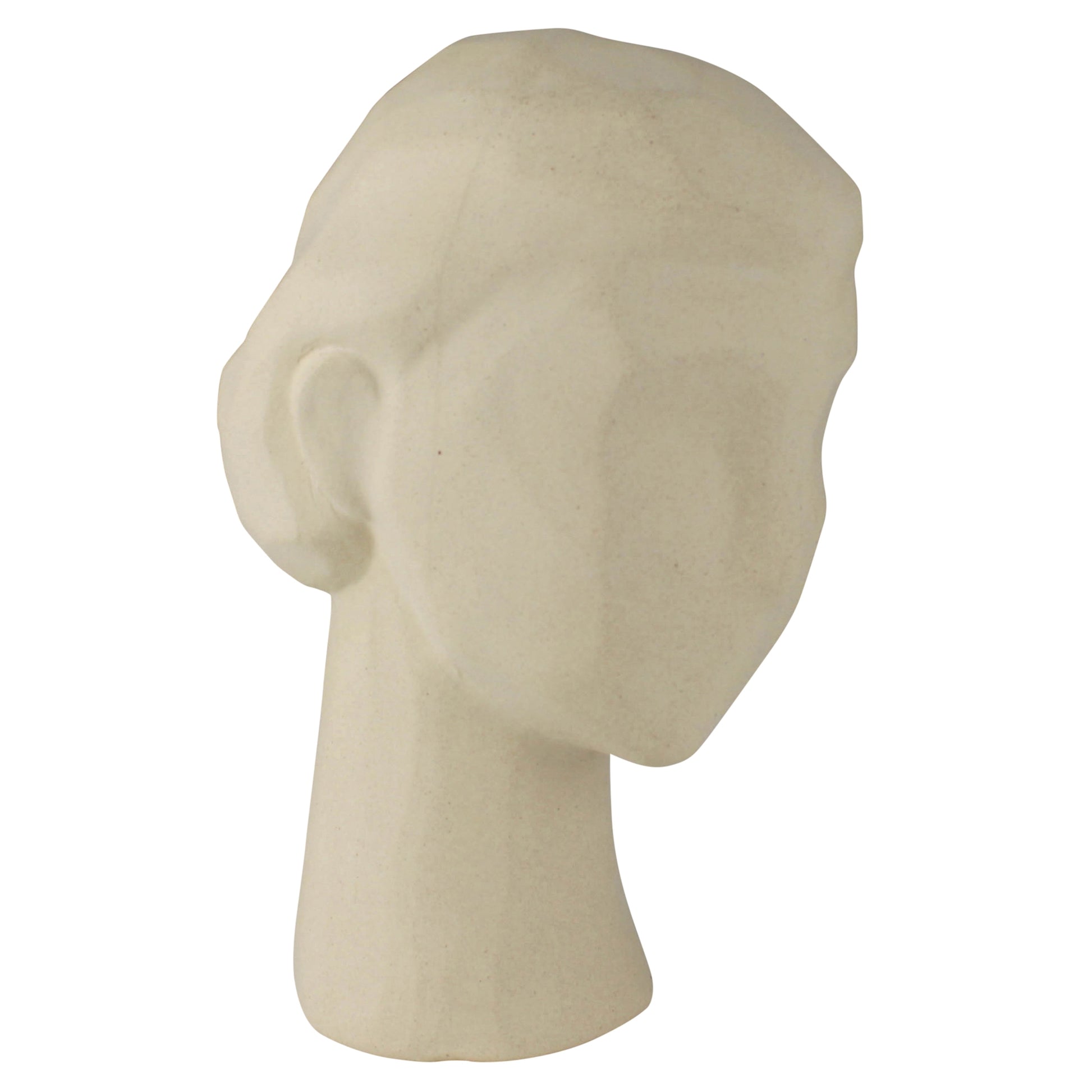 Ava Geometric Bust, Ceramic Set Of 4 By HomArt | Sculptures | Modishstore - 5