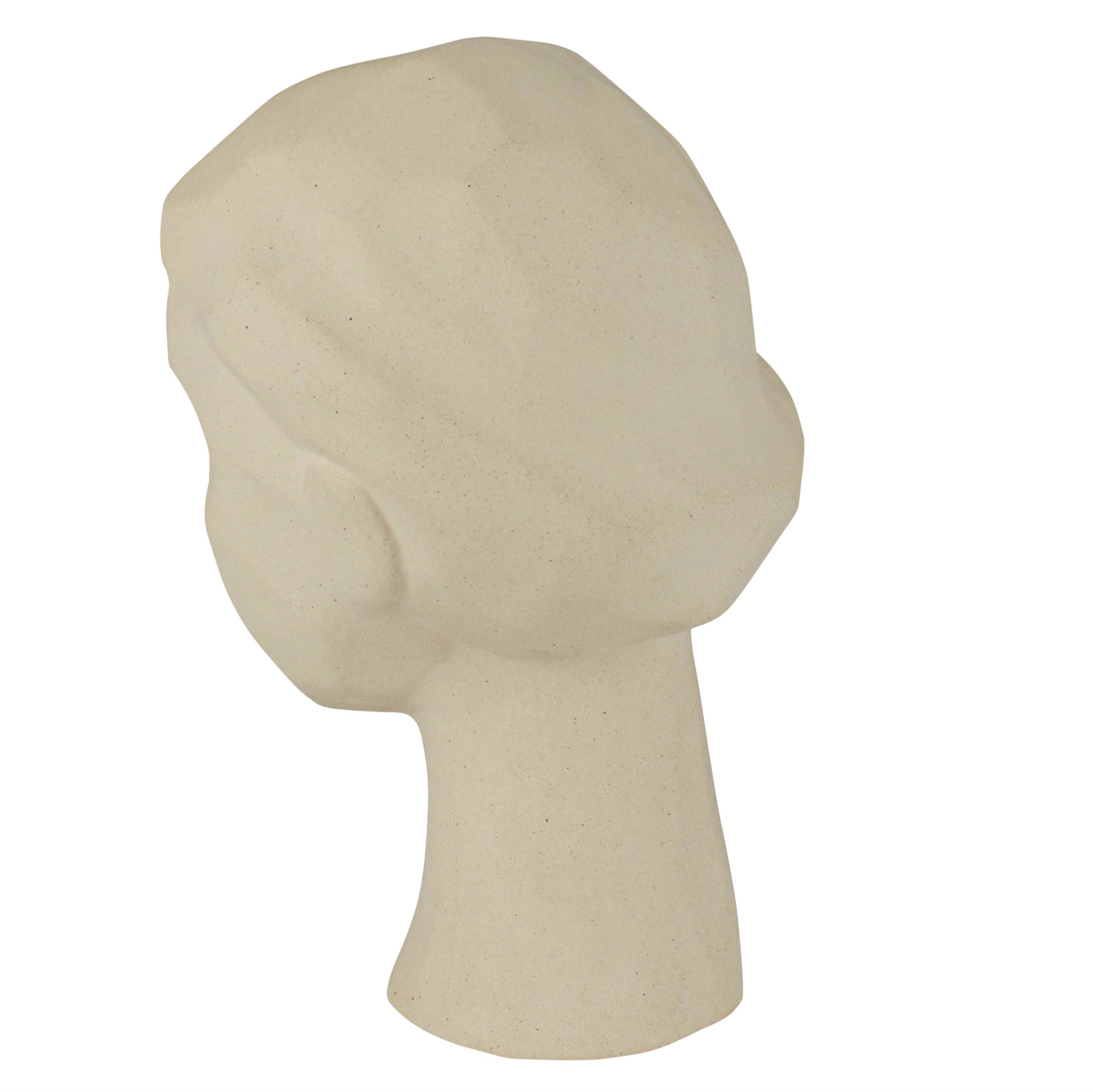 Ava Geometric Bust, Ceramic Set Of 4 By HomArt | Sculptures | Modishstore - 3