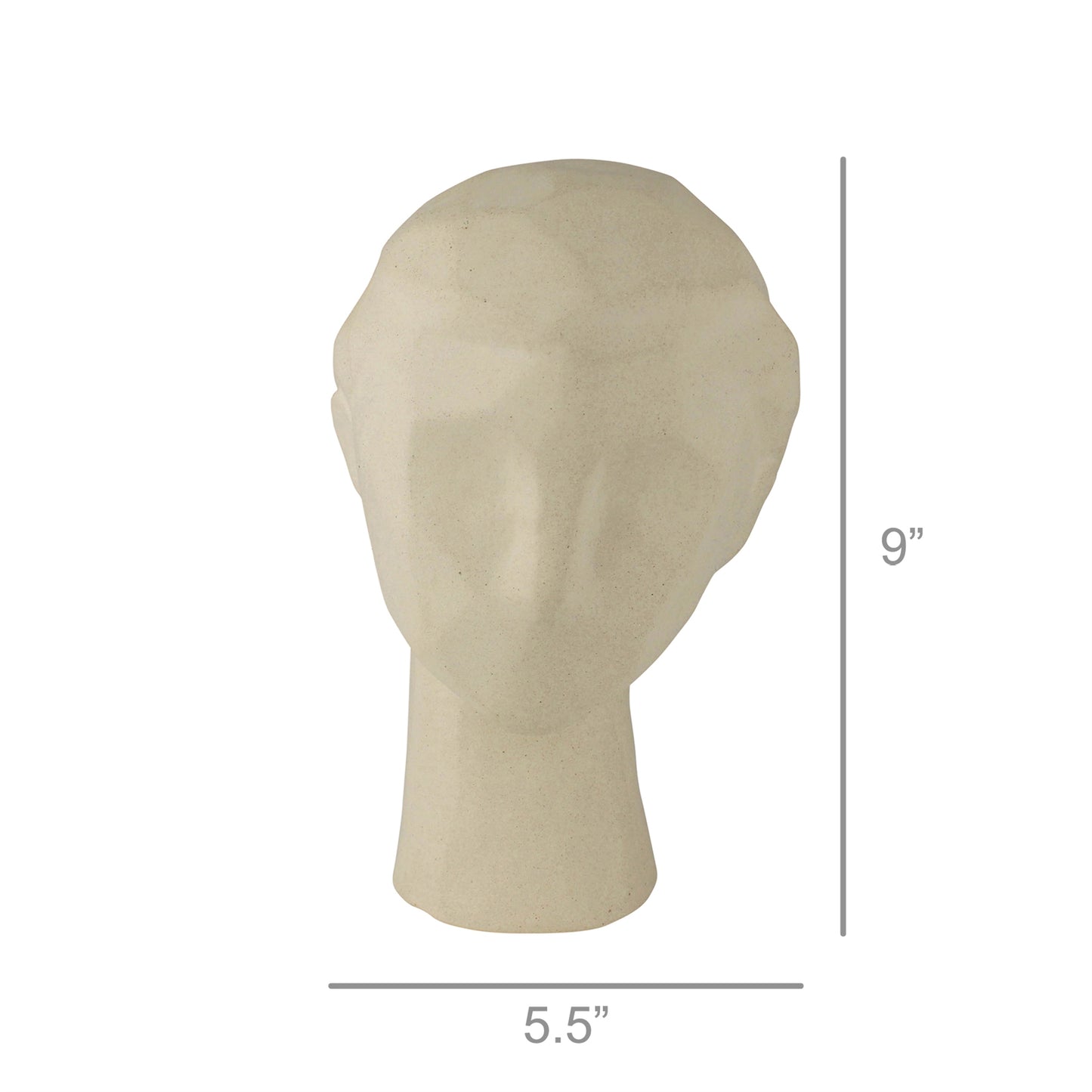 Ava Geometric Bust, Ceramic Set Of 4 By HomArt | Sculptures | Modishstore - 7