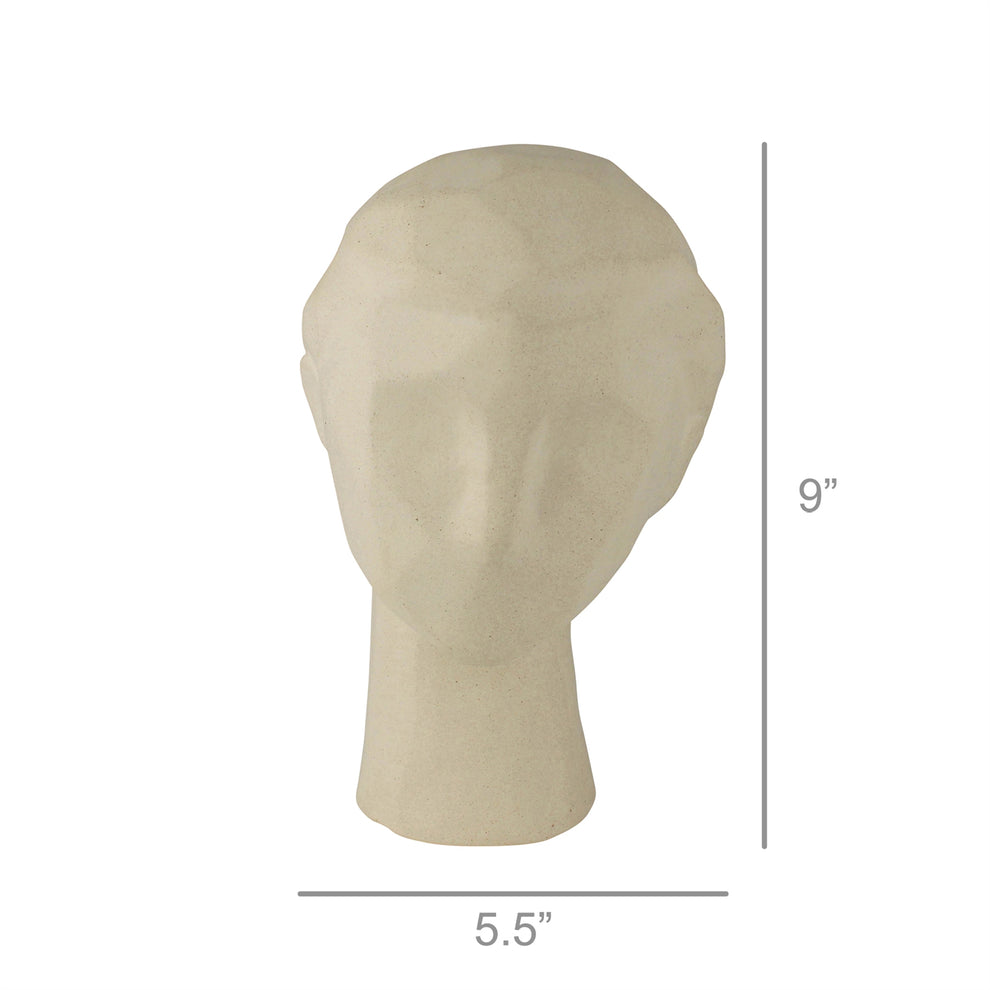 Ava Geometric Bust, Ceramic Set Of 4 By HomArt | Sculptures | Modishstore - 7