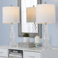 Bishop 24" Glass Table Lamp - Set of 2 By LumiSource - GTG25-BISHOP CLBNIW2 | Table Lamps | Modishstore
