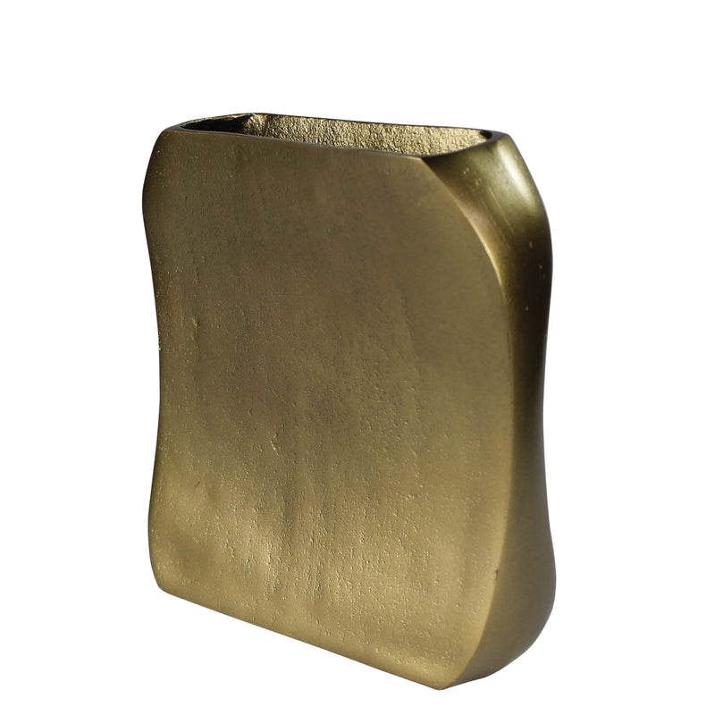 Rivas Vase, Brass - Small By HomArt | Vases | Modishstore