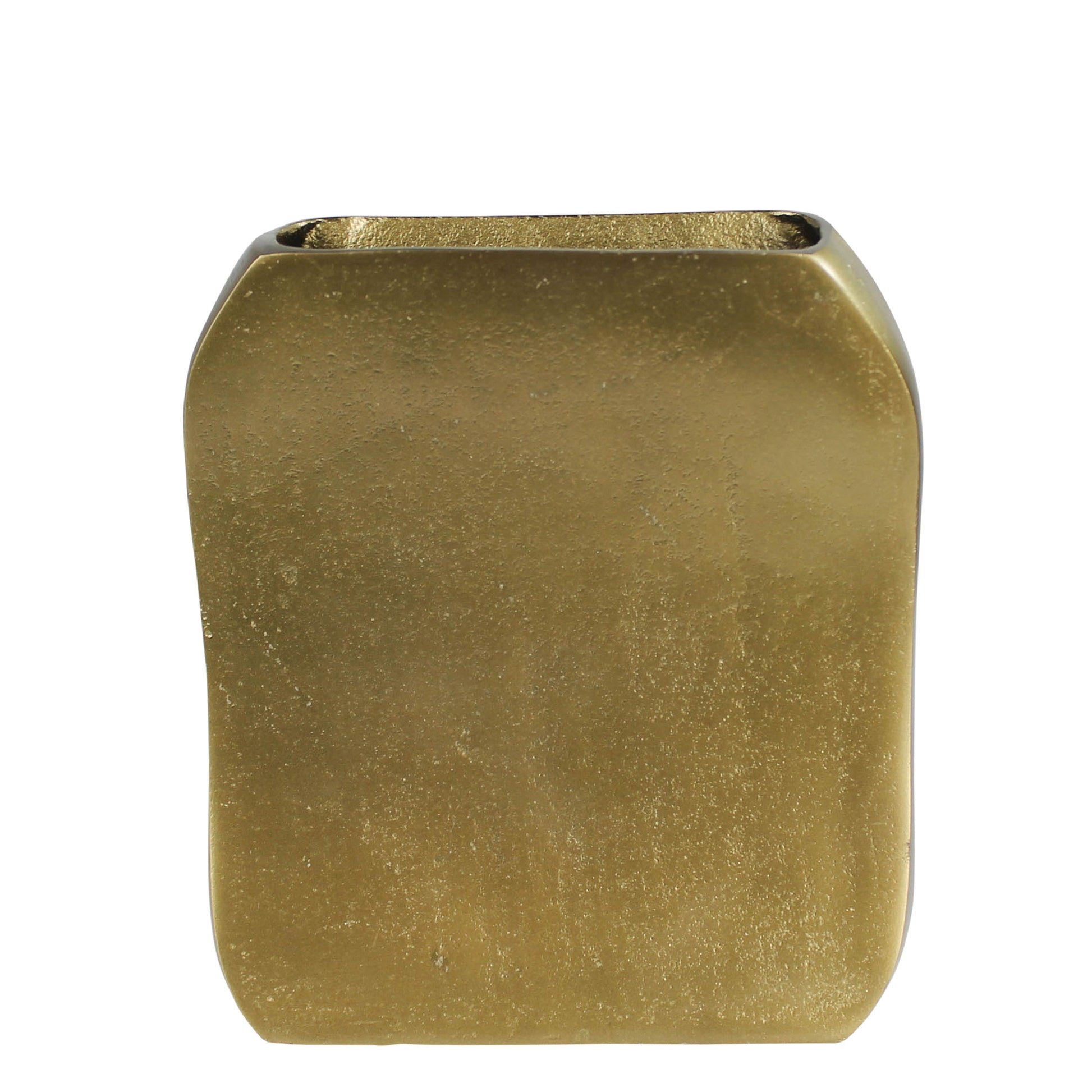 Rivas Vase, Brass - Small By HomArt | Vases | Modishstore - 2