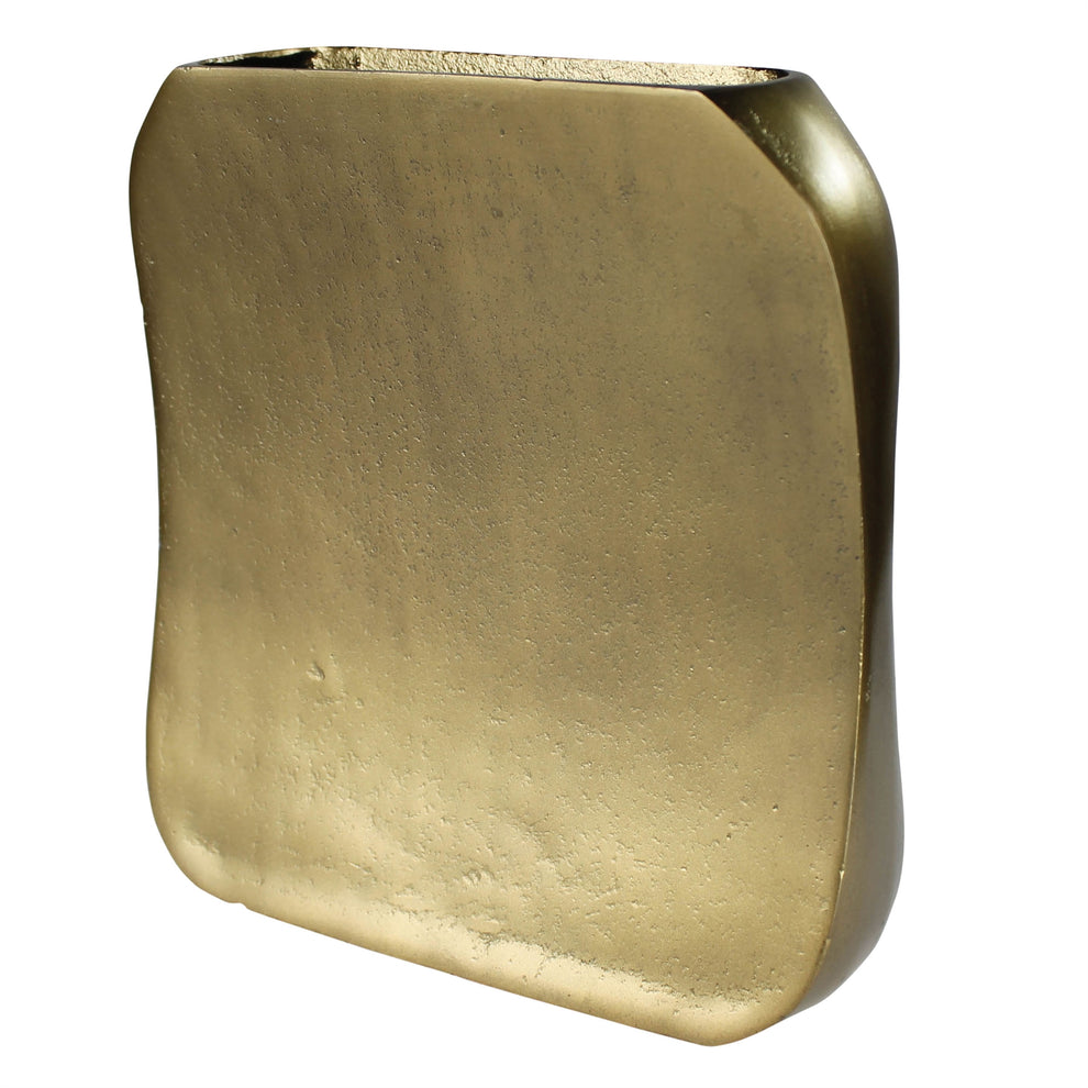 Rivas Vase, Brass - Small By HomArt | Vases | Modishstore - 4