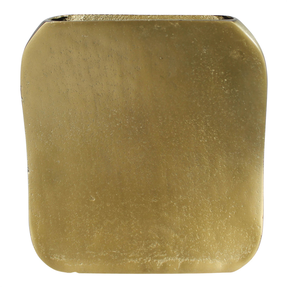 Rivas Vase, Brass - Small By HomArt | Vases | Modishstore - 3