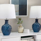 Gloria Round 20" Glass Accent Lamp - Set of 2 By LumiSource - GTG21-GLORIARN CRCHRW2 | Table Lamps | Modishstore - 7