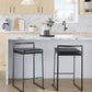 Fuji Stacker 26" Fixed-Height Counter Stool - Set of 3 By LumiSource - B26-FUJIPU BKBK3 | Counter Stools | Modishstore - 3