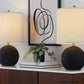 Kona 23" Polyresin Table Lamp - Set of 2 By LumiSource - GPT22-KONA BKNA2 | Table Lamps | Modishstore