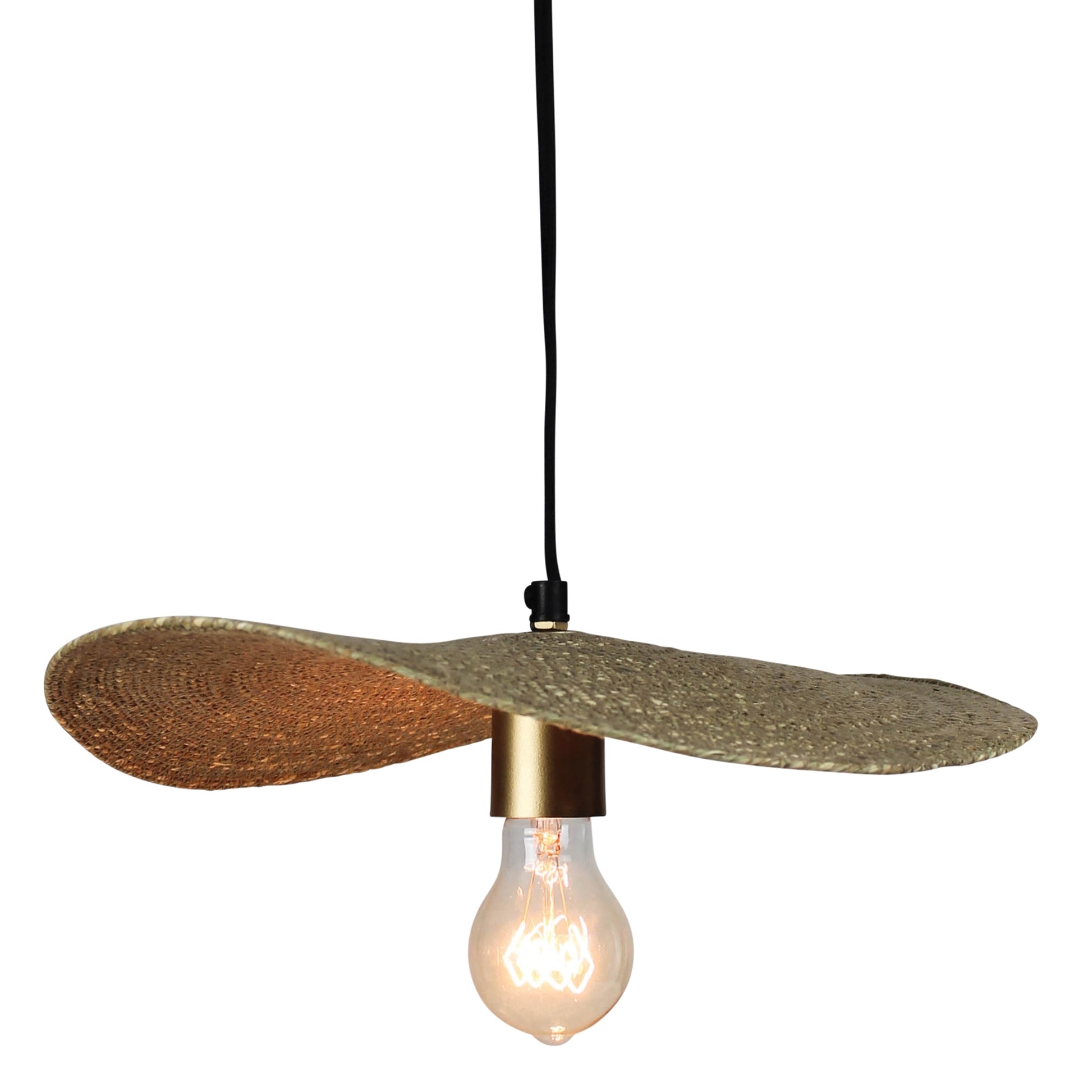 Campana Pendant, Jute Set Of 4 By HomArt | Pendant Lamps | Modishstore - 1