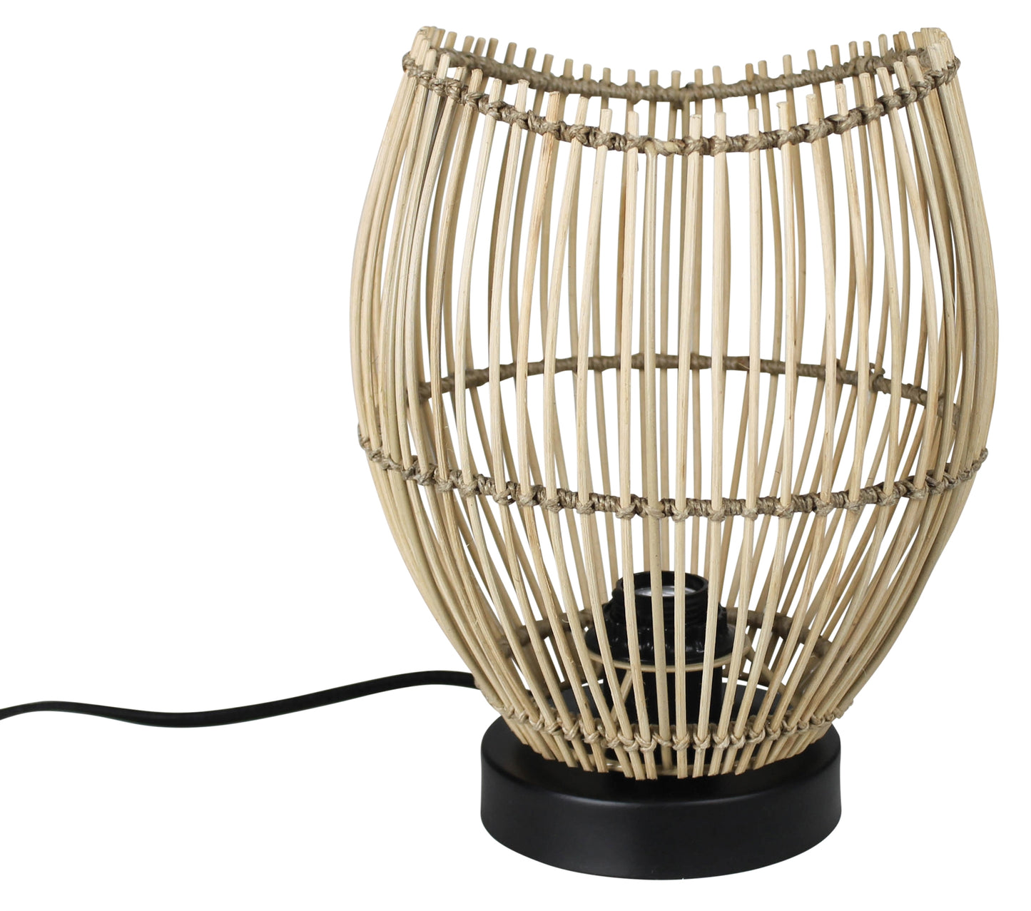 Cairo Table Lamp, Rattan Set Of 4 By HomArt | Table Lamps | Modishstore - 2
