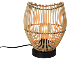 Cairo Table Lamp, Rattan By HomArt