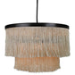 Josephine Fringe Pendant, Two Tier Set Of 4 By HomArt | Pendant Lamps | Modishstore - 1
