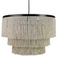 Josephine Fringe Pendant, Three Tier Set Of 4 By HomArt | Pendant Lamps | Modishstore - 2