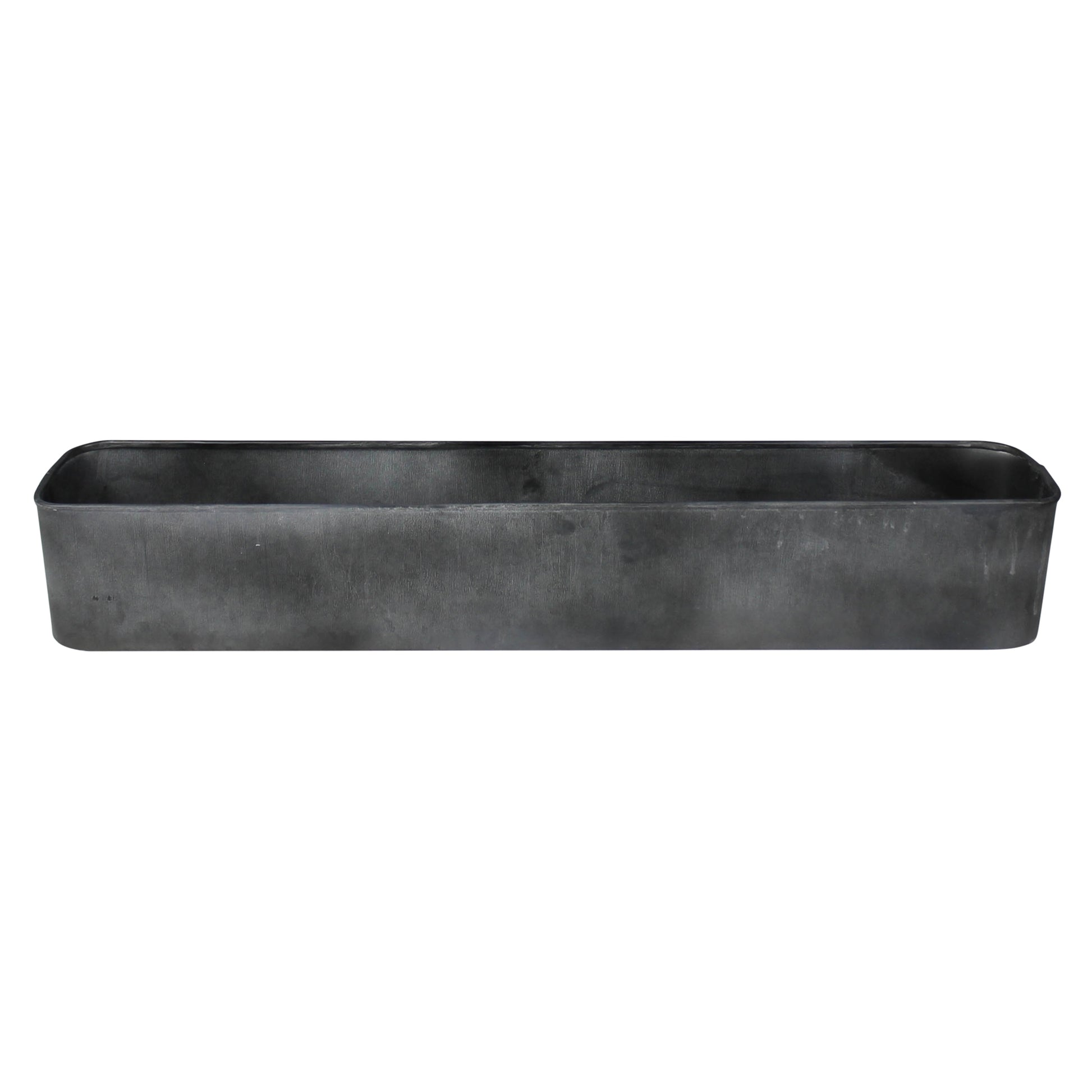 Vinca Galvanized Tray Planter - Medium Set Of 4 By HomArt | Planters, Troughs & Cachepots | Modishstore - 1