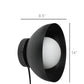 Rhett Wall Light, Black Set Of 4 By HomArt | Wall Lamps | Modishstore - 4