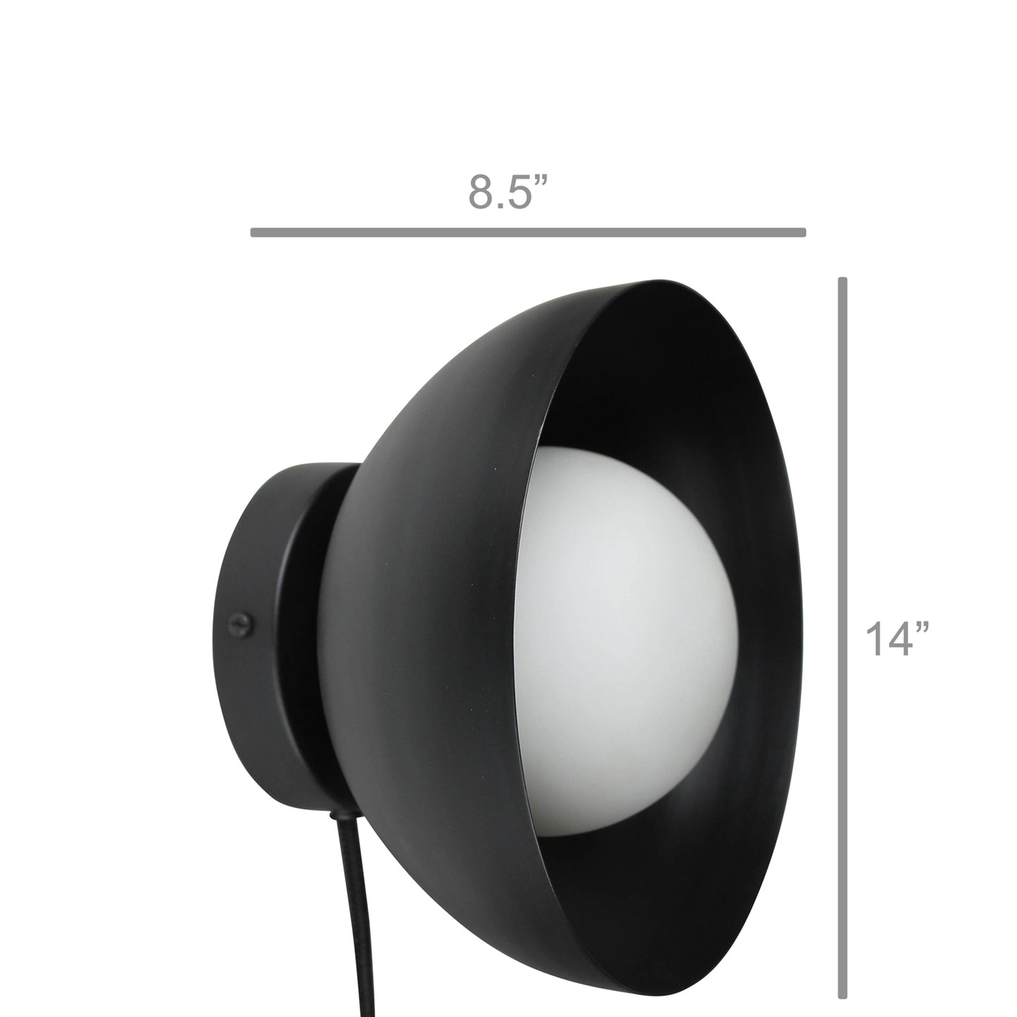 Rhett Wall Light, Black Set Of 4 By HomArt | Wall Lamps | Modishstore - 4