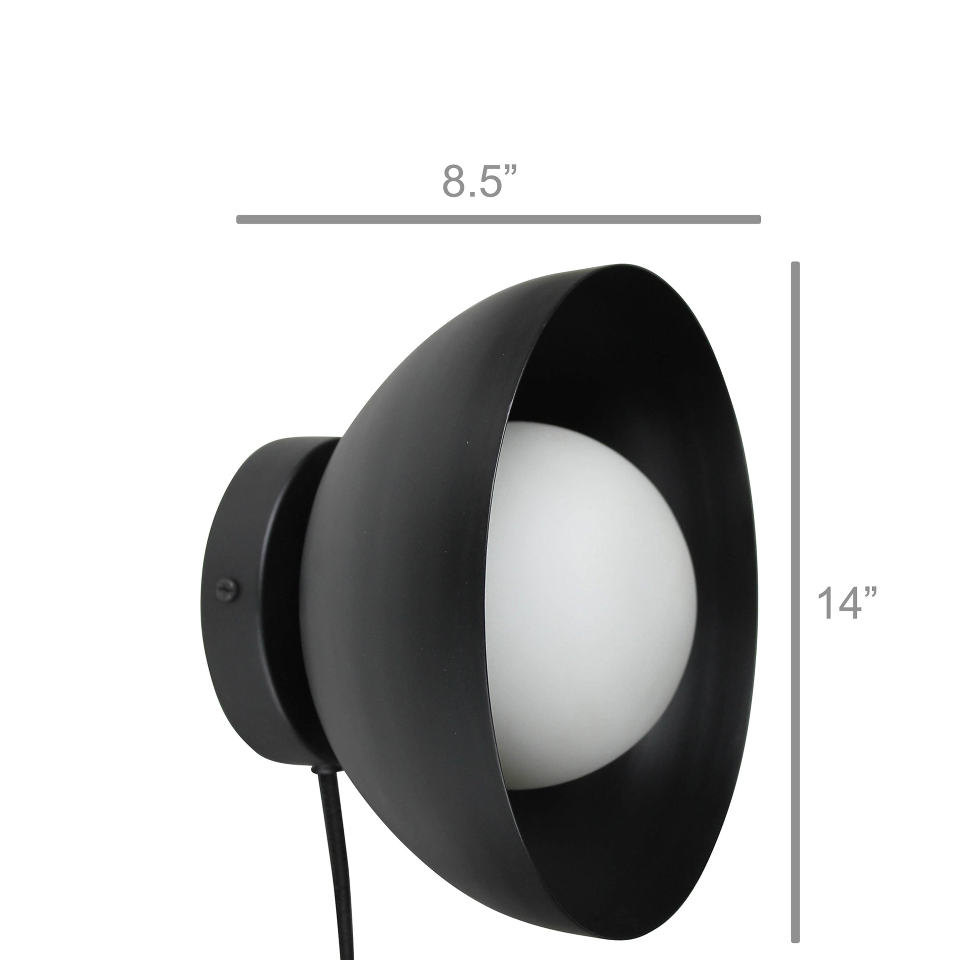 Rhett Wall Light, Black Set Of 4 By HomArt | Wall Lamps | Modishstore - 4