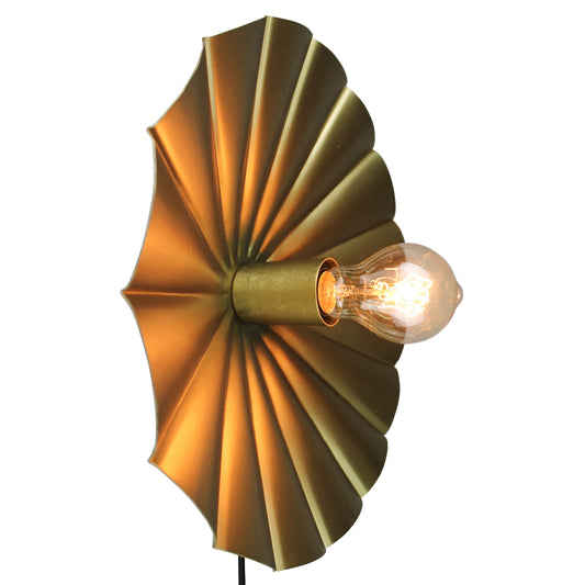 Radial Wall Sconce Light, Brass Set Of 4 By HomArt | Wall Lamps | Modishstore - 1