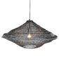 Stark Woven Wire Pendant, Black By HomArt | Pendant Lamps | Modishstore - 1