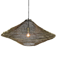 Stark Woven Wire Pendant, Gold By HomArt