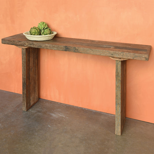 Arcadia Console Table, Reclaimed Wood By HomArt | Console Tables | Modishstore - 1