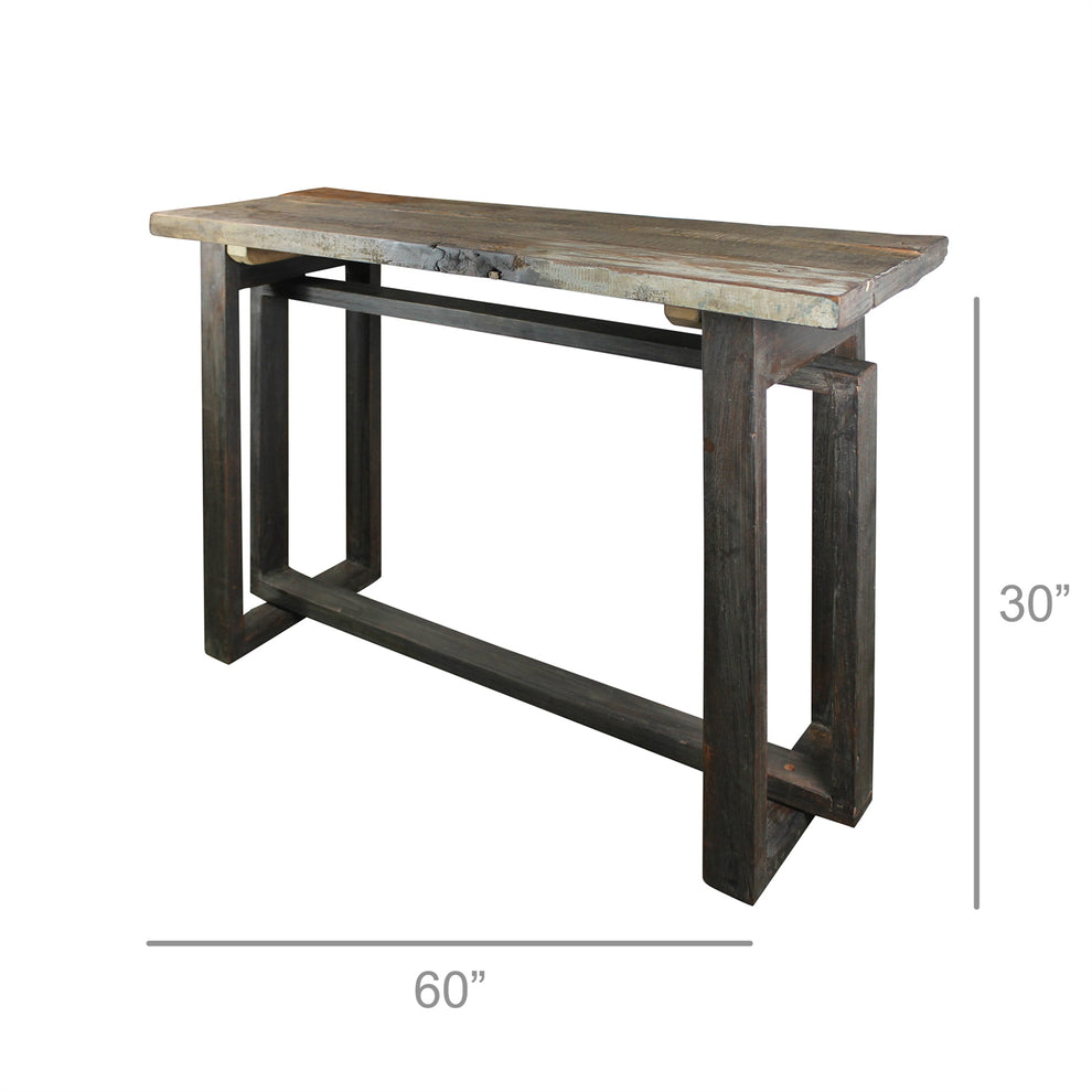Capital Console Table, Reclaimed Wood By HomArt | Console Tables | Modishstore - 3