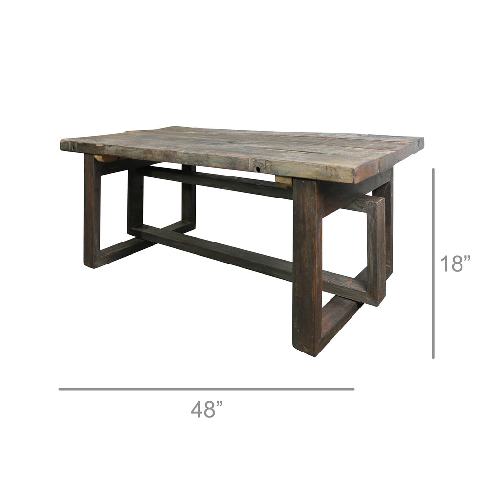 Capital Coffee Table, Reclaimed Wood By HomArt | Coffee Tables | Modishstore - 3