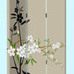 Multi Color Wood Canvas Plum Blossom Screen By Homeroots | Room Dividers | Modishstore - 6