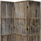 Brown 3 Panel Solid Wood Fortress Screen By Homeroots | Room Dividers | Modishstore - 3