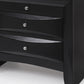 Dark Brown Three Drawer Nightstand By Homeroots | Nightstands | Modishstore - 6