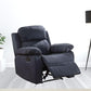 Microfiber Motion Recliner Chair in Blue By Homeroots | Recliners | Modishstore - 6