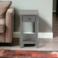 Gray Solid and Manufactured Wood End Table By Homeroots | End Tables | Modishstore - 2