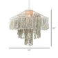 Macrame Fringe Pendant Set Of 4 By HomArt | Pendant Lamps | Modishstore - 3